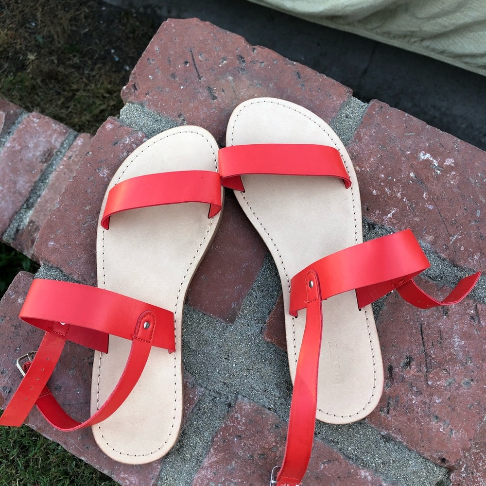 Forever 21 red sandals